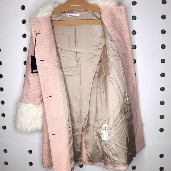 NEW RARE Reformation Lucille Pea Coat Jacket - Picture 4 of 7